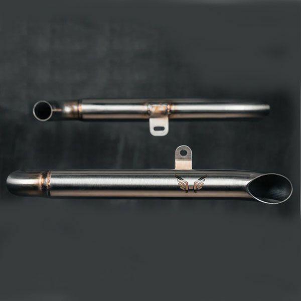 トライアンフ スラクストン 1200 R/RS ドラッグパイプ スリップオンマフラー HITCHCO...