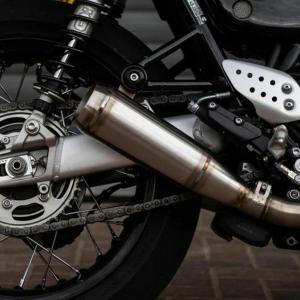 トライアンフ/ストリートカップ純正サイレンサー（左右） トライアンフ ストリートカップ 純正 サイレンサー 左 ノーマル