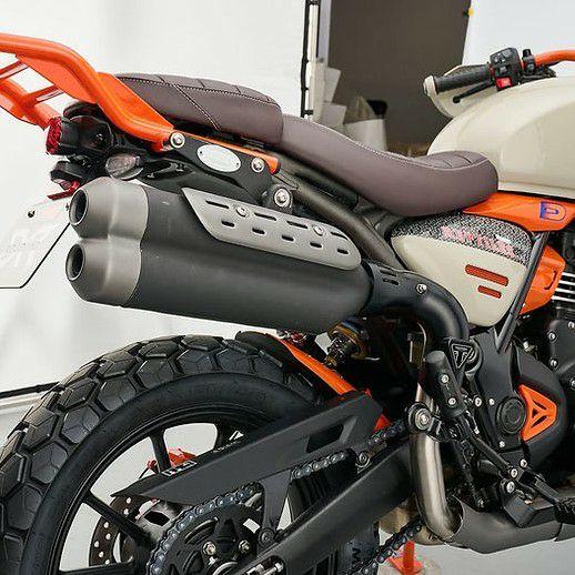 トライアンフ スクランブラー400X/XC スピード400 リンクパイプ for アップマフラー D...