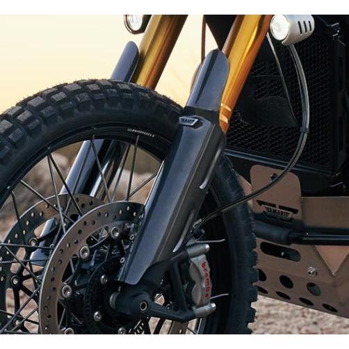 トライアンフ スクランブラー 1200/XE フォークカバー ジェットブラック タマリット