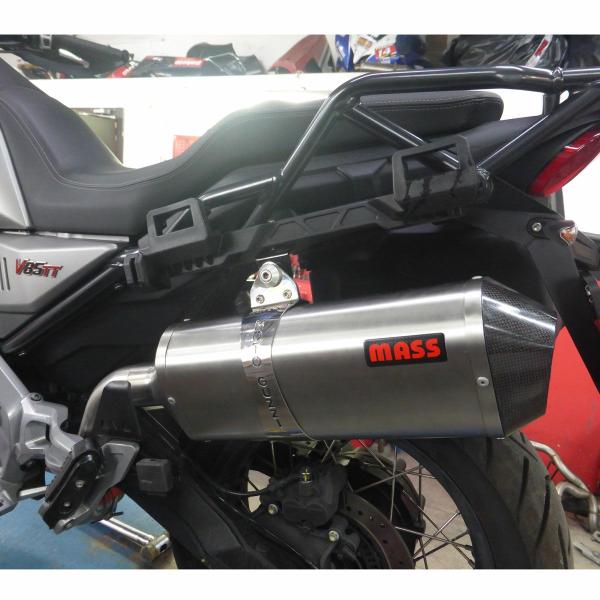 MOTO GUZZI(モトグッチ) V85TT Prisma ステンレス スリップオンマフラー サテ...