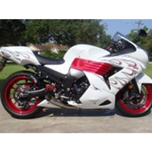 VOODOO ショーティ スリップオン・マフラー ポリッシュ ZX1400 Ninja ZX-14R...