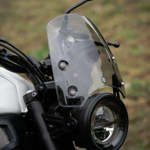 XSR700 2022〜 スクリーン "Series3" ライトスモーク Dart Flyscreen｜motoparts