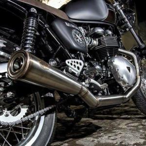 Motone マフラー SATURN V 空冷 Bonneville T100 Motone 空冷 ボンネビル T100 Saturn V スリップオンマフラー