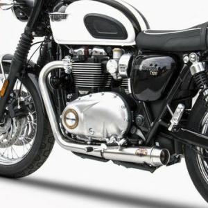 トライアンフ 空冷 ボンネビル T100 スクランブラー フルエキゾースト