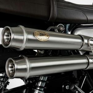 j*8様 トライアンフ 水冷ボンネビル T100 120 純正エキゾーストパイプ motoparts_ztp065s00ssr