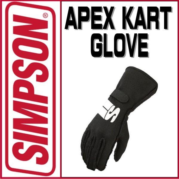 シンプソン　USA SIMPSON　四輪用　グローブ　APEX KART GLOVE