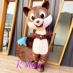 A07333 Aコスプレ衣装 着ぐるみ 大人用着ぐるみ きぐるみ キャラクター ハロウィン リス