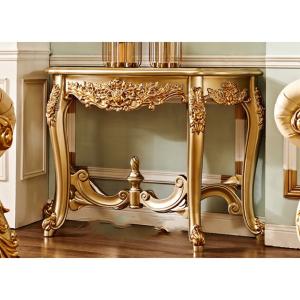 高級サイドテーブル コンソールテーブル 玄関テーブル 花台 電話台アンティーク調