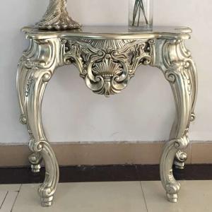 高級サイドテーブル コンソールテーブル玄関テーブル花台 電話台 アンティーク調