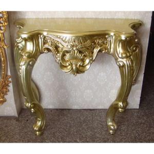 高級サイドテーブル コンソールテーブル玄関テーブル花台 電話台 アンティーク調