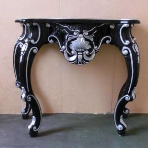 高級サイドテーブル コンソールテーブル玄関テーブル花台 電話台 アンティーク調