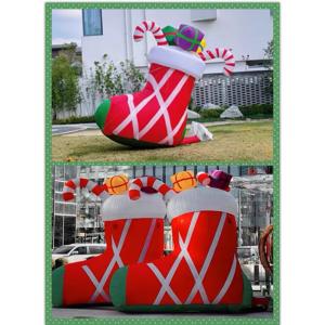 クリスマス飾り靴下　 デコレーション 膨らます イベント  庭 屋外装飾｜motor-addiction-4