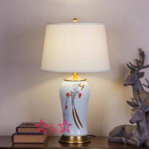 高級照明スタンドライト テーブルランプ デスクライト ．陶器卓上