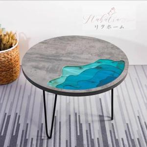 A16693 レジンテーブル 机 リバーテーブル 川の流れ ウッド