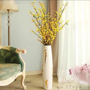 大型鉢 室内フラワーベース 花瓶 花器 造花 部屋飾りセット　大型置物 室内装飾