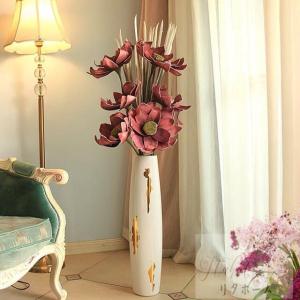 大型鉢 室内フラワーベース 花瓶 花器 造花 部屋飾りセット　大型置物 室内装飾