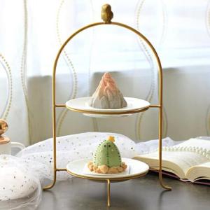 NARUMI ナルミ スタイルズ プチケーキスタンド 2段 ステンレス (皿