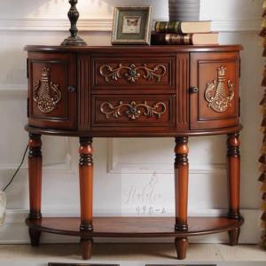 高級サイドテーブル コンソールテーブル ．玄関テーブル 花台 電話台