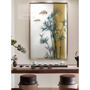 ガラス琺瑯彩 エナメル工芸品 高級琺瑯飾り絵 ...の詳細画像3