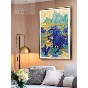 ガラス琺瑯彩 エナメル工芸品 高級琺瑯飾り絵 ...の詳細画像1