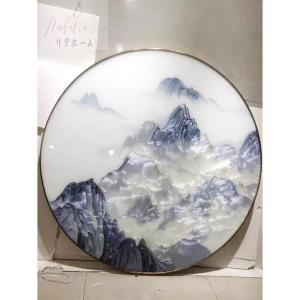 ガラス琺瑯彩 エナメル工芸品 高級琺瑯飾り絵 ...の詳細画像3