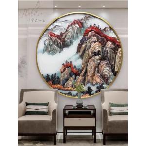 ガラス琺瑯彩 エナメル工芸品 高級琺瑯飾り絵 ...の詳細画像1