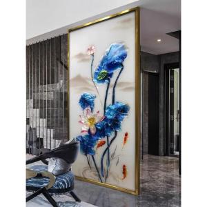 ガラス琺瑯彩 エナメル工芸品 高級琺瑯飾り絵 ...の詳細画像1