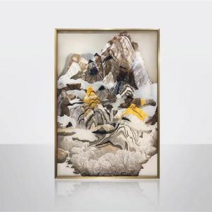 ガラス琺瑯彩 エナメル工芸品 高級琺瑯飾り絵 玄関 壁掛け 琺瑯絵美術品