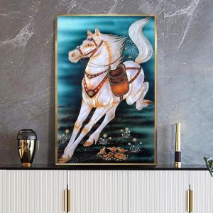 ガラス琺瑯彩 エナメル工芸品 高級琺瑯飾り絵 ...の詳細画像2