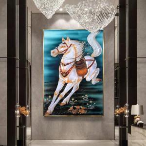 ガラス琺瑯彩 エナメル工芸品 高級琺瑯飾り絵 ...の詳細画像3