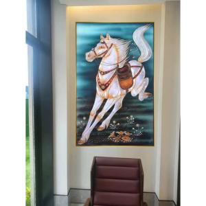 ガラス琺瑯彩 エナメル工芸品 高級琺瑯飾り絵 ...の詳細画像5