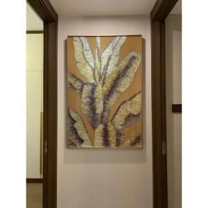 ガラス琺瑯彩 エナメル工芸品 高級琺瑯飾り絵 ...の詳細画像2