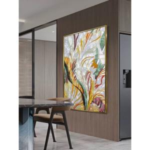 ガラス琺瑯彩 エナメル工芸品 高級琺瑯飾り絵 ...の詳細画像2