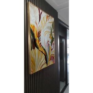 ガラス琺瑯彩 エナメル工芸品 高級琺瑯飾り絵 ...の詳細画像4