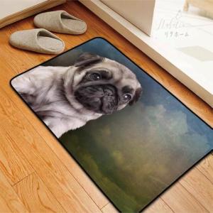 マルチカバー パグ犬の柄 かわいい ソファーカバー 綿 フルカバー 犬猫