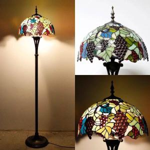 A18749 ステンドグラスフロアライト ．間接照明 フロアスタンド 照明