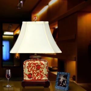 高級照明スタンドライト テーブルランプ デスクライト ．陶器卓上