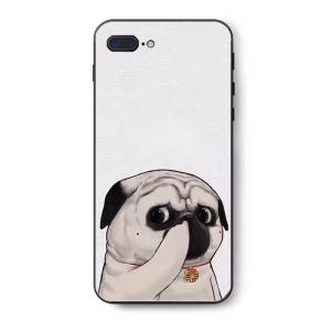 A30811 パグ雑貨 携帯ケース iPhoneX/XS ハードケース iPhoneXSMax XR ケース 8/8Plus 7/7Plus カバー パグ pug ．｜motor-addiction