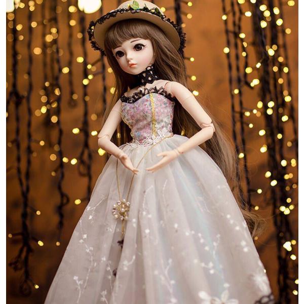 A21353 プリンセスドール 60cm フランス人形 西洋人形 衣装付き。球体関節人形 綺麗