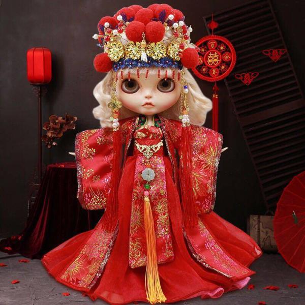 A20375 ♪ネオブライスお洋服ワンピース6点セット♪Blythe☆ブライス用 中国風