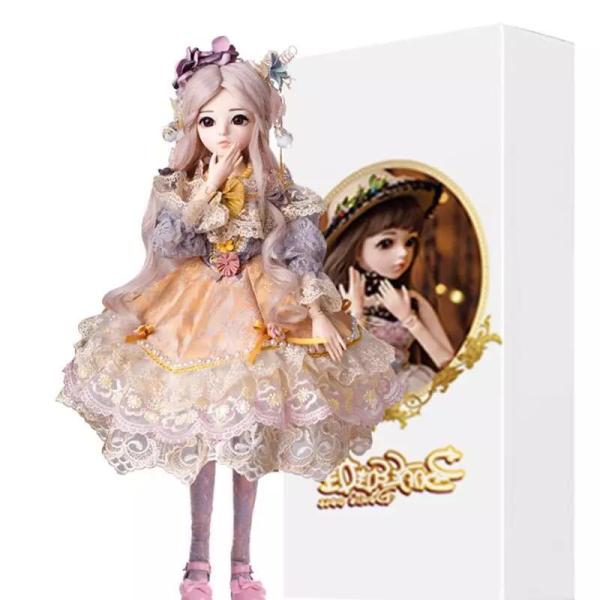 A21343 プリンセスドール 60cm フランス人形 ．西洋人形 衣装付き。球体関節人形