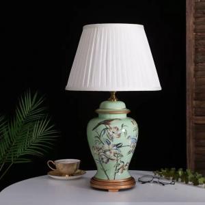 高級照明スタンドライト テーブルランプ デスクライト ．陶器卓上