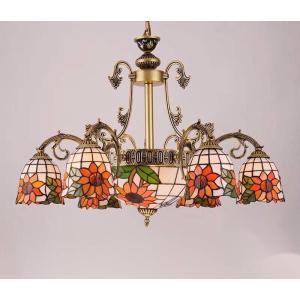 A30507 ステンドグラス．ペンダントライト豪華天井照明ステンドグラスランプ ガラス工芸品