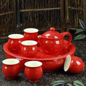 唐物古錫 菱花式茶托「趙昆玉」在銘 五客揃 中国古玩 : 茶道具商 越中