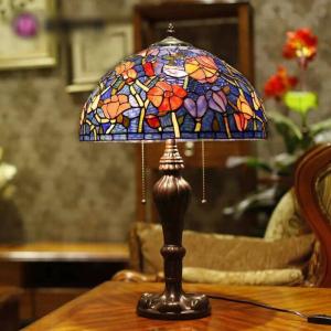 ステンドグラス　ペンダントライト豪華天井照明ステンドグラスランプ ガラス工芸品 A28946 ステンドグラス ペンダントライト豪華天井照明ステンドグラス