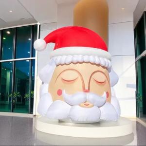 クリスマス飾り サンタさん デコレーション 膨らます イベント 庭 屋外装飾