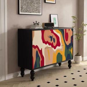 高級感チェスト収納棚．下駄箱キャビネット玄関テーブル タンス ローチェスト飾り台