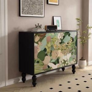 高級感チェスト収納棚．下駄箱キャビネット玄関テーブル タンス ローチェスト飾り台