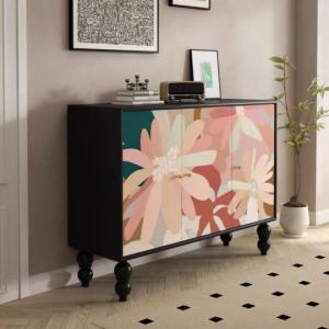 高級感チェスト収納棚．下駄箱キャビネット玄関テーブル タンス ローチェスト飾り台